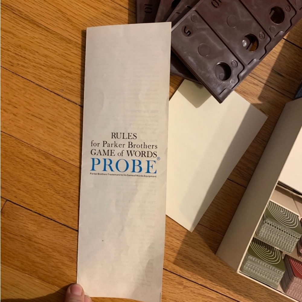 Probe  Parker Brothers 1964 Board game vintage in excellent condition